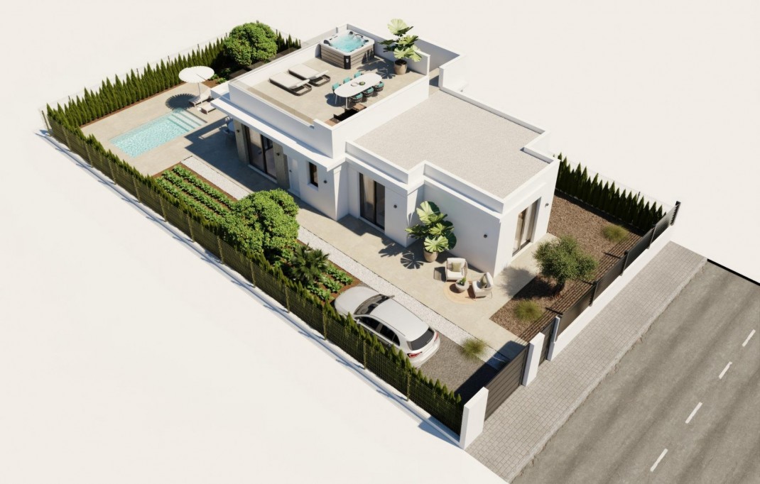 Nieuwbouw - Villa - Fuente Álamo - Hacienda Del Álamo Golf