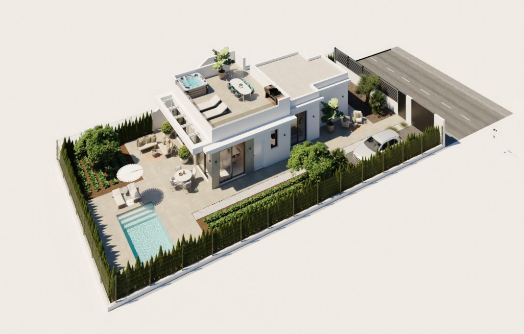 Nieuwbouw - Villa - Fuente Álamo - Hacienda Del Álamo Golf