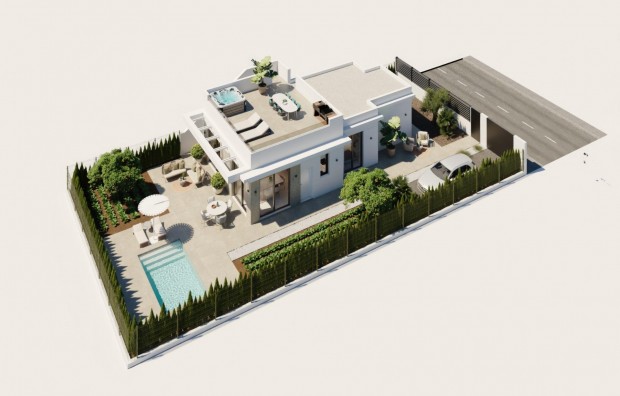 Nieuwbouw - Villa - Fuente Álamo - Hacienda Del Álamo Golf
