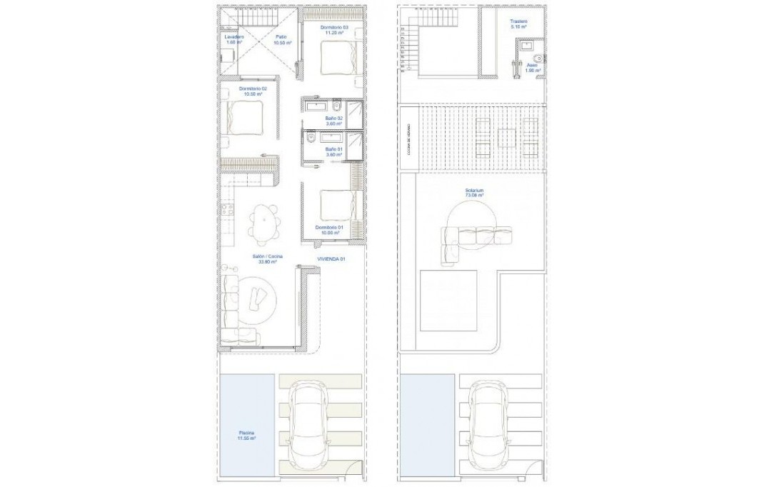 New Build - Town House - San Pedro del Pinatar - Pueblo